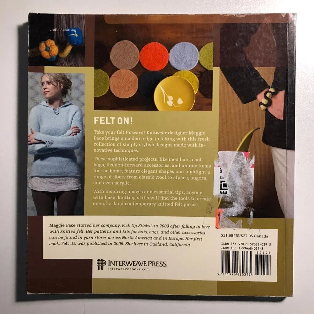 Felt Forward Paperback Book Knitting